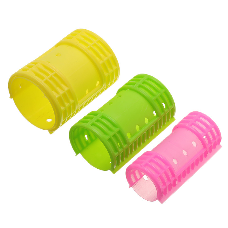 2,8/3,6/4,4 cm 1 komplekt juukserullid Steam Perm Flexi vardad klambritega Klambrid Maagilised rullid Air Bang Hair Curler Juuste kujundamise tööriist