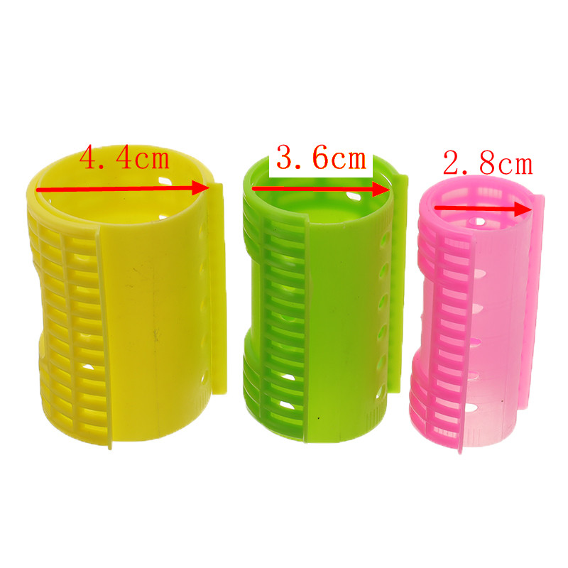 2,8/3,6/4,4 cm 1 komplekt juukserullid Steam Perm Flexi vardad klambritega Klambrid Maagilised rullid Air Bang Hair Curler Juuste kujundamise tööriist
