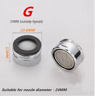 Kvaliteetne spetsiaalne vett säästev otsik Reguleeritav kraan Aeraator mullitaja kraan Filter Kraana düüsid Segisti tarvikud