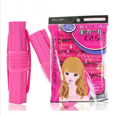 6Pcs/Set Mekani spužvasti uvijač za kosu Valovita kosa Čarobni uvijač za kosu Valjci za oblikovanje Alati Salon DIY uvijač za kosu Kućna upotreba