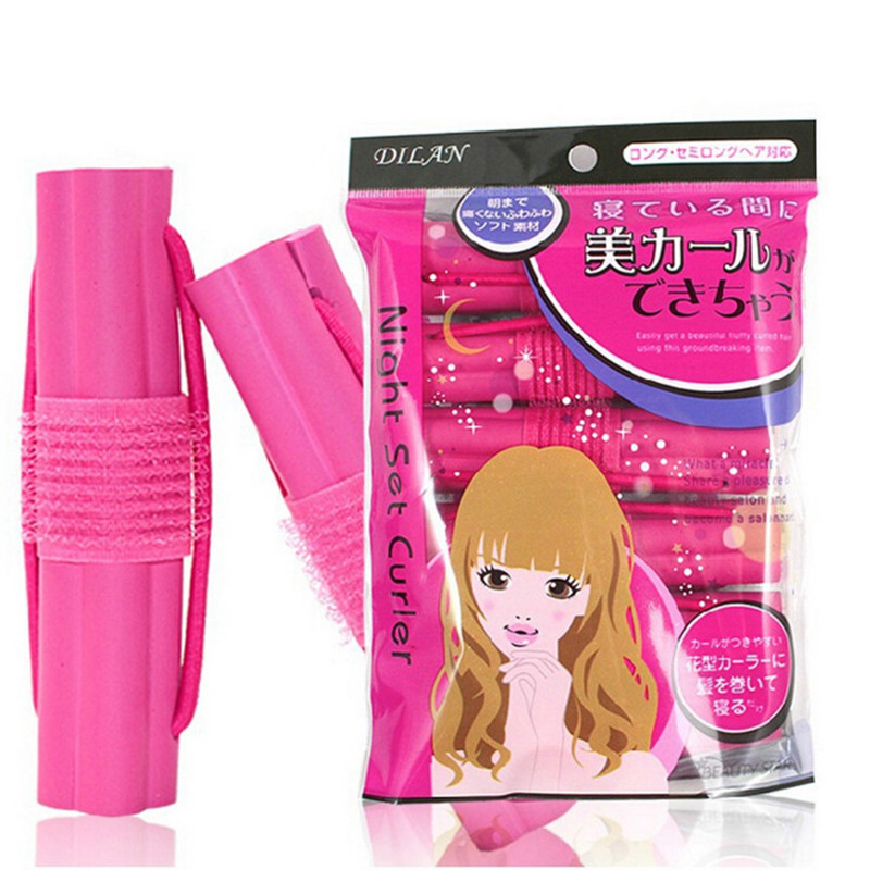 6Pcs/Set Mekani spužvasti uvijač za kosu Valovita kosa Čarobni uvijač za kosu Valjci za oblikovanje Alati Salon DIY uvijač za kosu Kućna upotreba