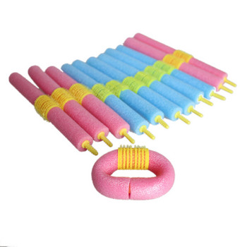 5/12 τμχ Magical Anion Soft Foam Hair Care DIY Hair Style Roller Curler Maker Salon Sponge Hair Styling Tool Bendy Twist Curl