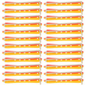 24 tk Tööriistad Meeste Permi vardad Väikesed lokkis juuste komplekt Juuksur Spiraal lokirullid Külmlaine Õõnes rullkummipael