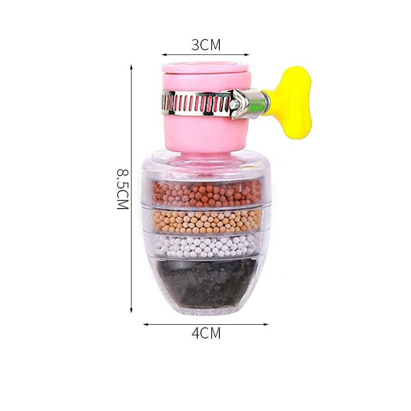 Univerzalni filtar za vodu 6-slojni filtar za slavinu, kuhinjski pjenilac, tuš, pročišćivač vode za kupaonicu, kućanski kuhinjski pribor