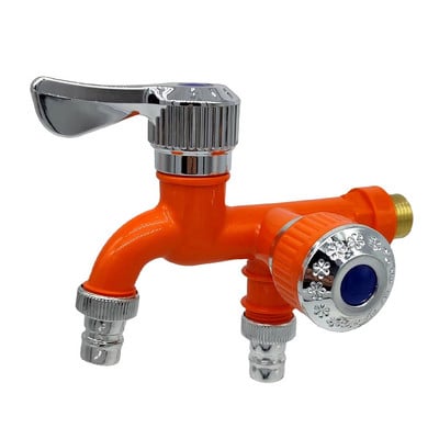 Sučelje za kućanstvo Dvostruka kontrola Dvostruka izlazna slavina Kućna kupaonica Plastična slavina Cijev za navodnjavanje Dijelovi za brzi priključak