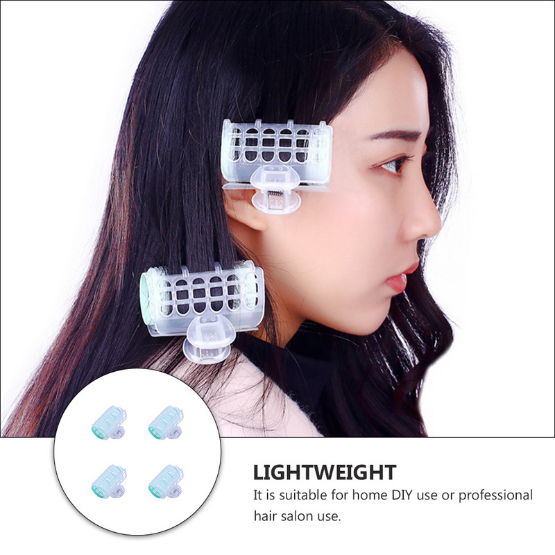 Plastični uvijači za kosu od 4 komada Samoprihvatljivi uvijač za kosu Uvijači za kosu Plastični uvijači za kosu Alati za uvijanje kose Brijački plastični uvijači za kosu