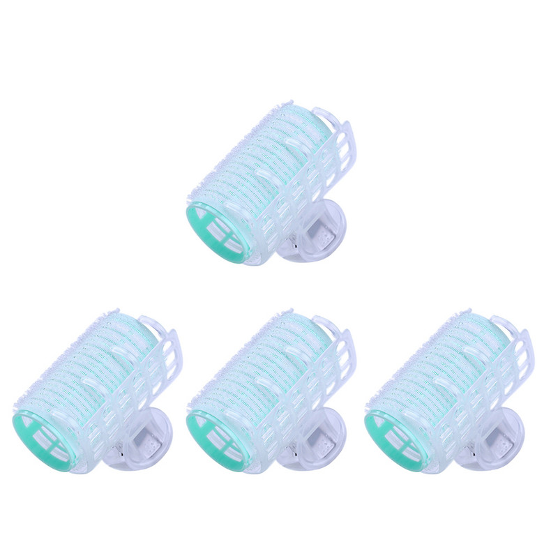 Plastični uvijači za kosu od 4 komada Samoprihvatljivi uvijač za kosu Uvijači za kosu Plastični uvijači za kosu Alati za uvijanje kose Brijački plastični uvijači za kosu