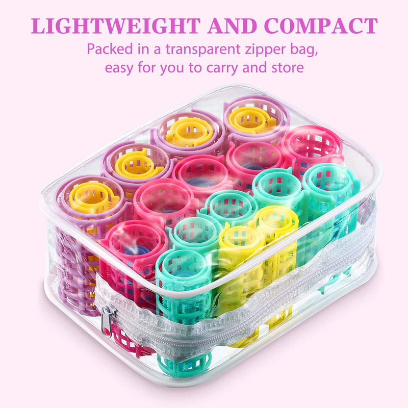 30 vienetų plastikiniai plaukų voleliai, suktukai, užsegami voleliai, pasidaryk pats kirpyklai, kirpyklai, kirpėjai, 5 dydžiai