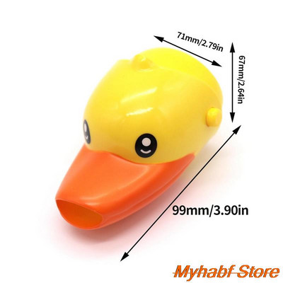 Crtani nastavak za slavinu Durable Lovely Duck Kids Ručka za umivaonik za malu djecu Nastavak za kupaonsku slavinu za djecu Alati za pranje ruku