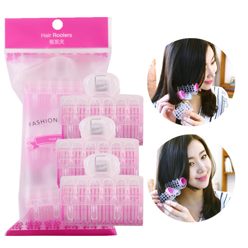 3tk/kott Juuste lokirullid Rullid Bang Roll lokirull plastikust isekleepuvad lokkis juuste aksessuaarid tüdrukute ilu juuksuri kujundamise tööriist