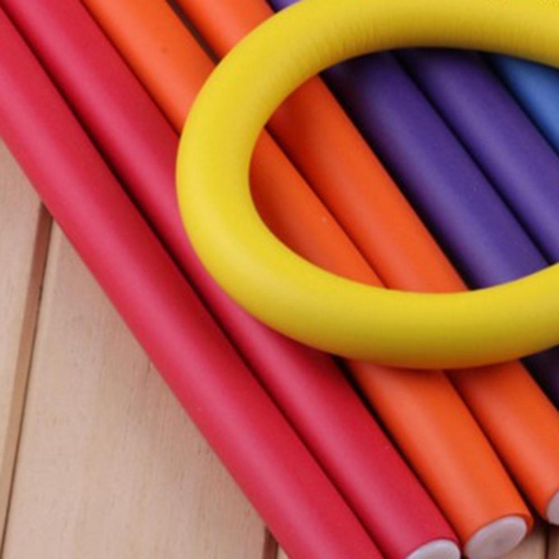 50% Hot Sale 10 τμχ Σετ εργαλείων για styling για μαλλιά με μαλακό αφρό Bendy Twist Curls