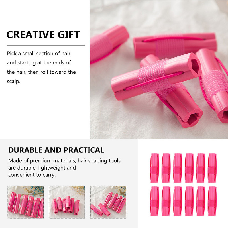12 tk. lokirullid juuksepael Naiste ilutööriistad lokid lokirullid isehaarduvad lokirullid käsn Miss