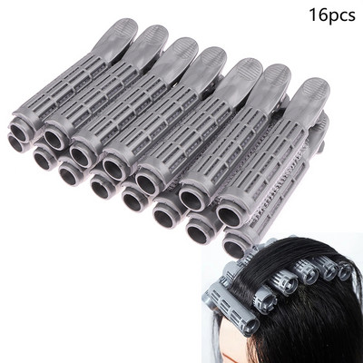 16Pcs/Set Hair Perm Roll Fluffy Perming Štap Valjak za kosu Komplet uvijača Šipke za trajno uvijače Frizerski alat za oblikovanje kose