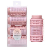 4db Koreai stílusú göndör hajhenger lányoknak ABS hajgyökér bolyhos klip Nylon Pink Lady Beauty hajformázó eszköz