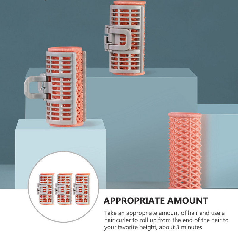 3 tk lokkis juuksed tukk rullid juuksur Naiste klambrid vormimine stiilitööriistad soeng Iseseisev lokirullid