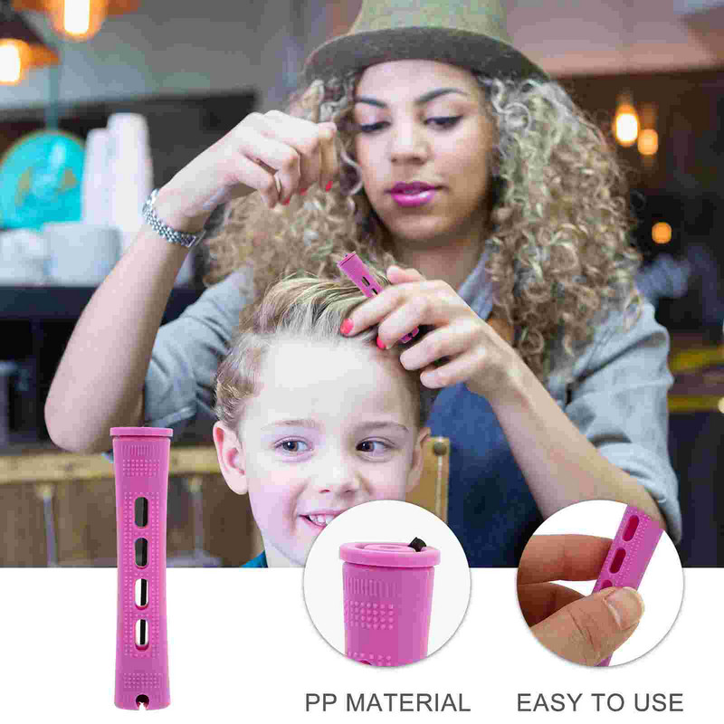 30 vnt American Cold Iron Wave Plaukų suktukai Voleliai Kepurės Kirpyklos Įrankiai Garbanotieji Banguoti