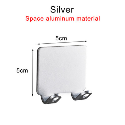1/2/3 KOM Punch Free Držač brijača za brijanje Muški aparat za brijanje Kuka za pohranu Zidna polica Kupaonski stalak za brijanje Zidni kuhinjski pribor