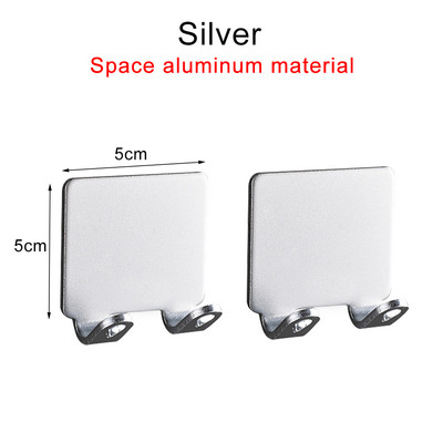 1/2/3 KOM Punch Free Držač brijača za brijanje Muški aparat za brijanje Kuka za pohranu Zidna polica Kupaonski stalak za brijanje Zidni kuhinjski pribor