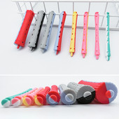 12 vnt. Plaukų ilginimo lazdelės Nešildomi plaukų garbanojimo voleliai Ilgalaikio strypai suktukai Šaltos bangos strypai lankstūs moterims ilgiems trumpiems plaukams