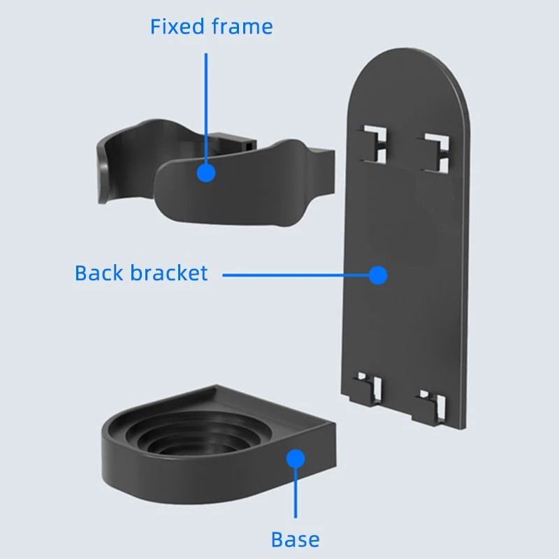 Elektrilise pardli hambaharja alus pardel Seinale paigaldatav hoidik Ruumi säästev hoiustamishoidik Vannitoa tarvikud