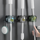 1 vnt. šluostės kabliukas prie sienos tvirtinamas šluotų laikiklio laikiklis vandeniui atsparus šluotos kabykla virtuvės vonios kambarinis šluotos šluotos laikiklis