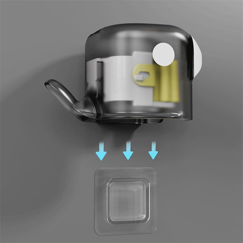 1 vnt. šluostės kabliukas prie sienos tvirtinamas šluotų laikiklio laikiklis vandeniui atsparus šluotos kabykla virtuvės vonios kambarinis šluotos šluotos laikiklis