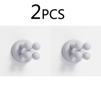 Silikonska kuka bez bušenja za kupaonicu Držač britvica Kuka za pohranu Zidna brijača Polica za brijanje Držači četkica za zube Organizacija