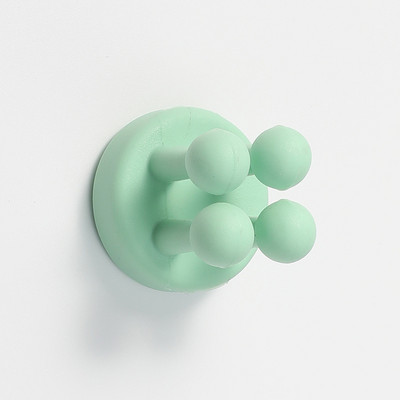 Silikonska kuka bez bušenja za kupaonicu Držač britvica Kuka za pohranu Zidna brijača Polica za brijanje Držači četkica za zube Organizacija