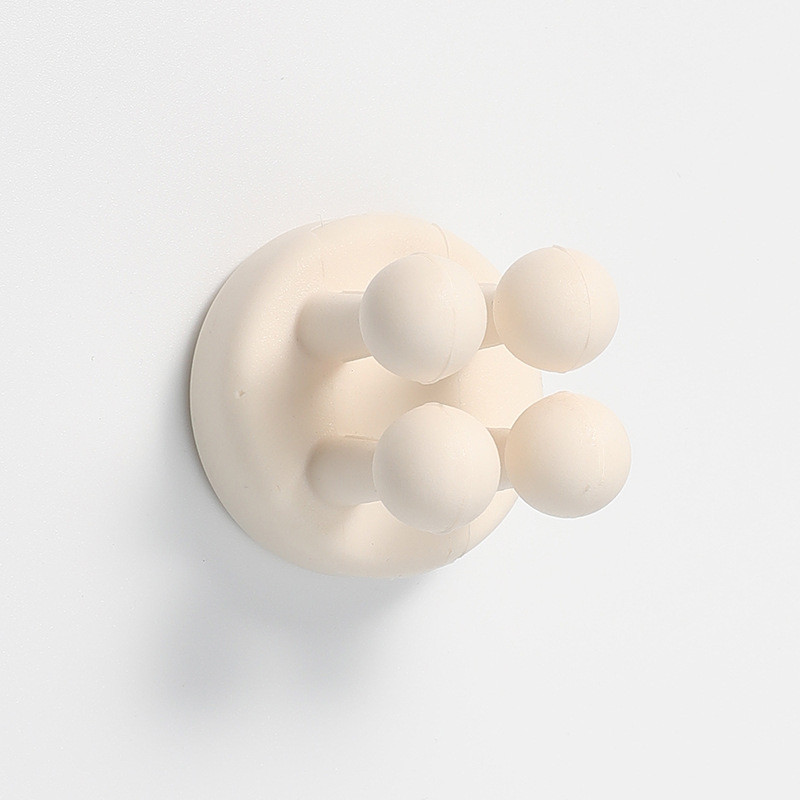 Silikonska kuka bez bušenja za kupaonicu Držač britvica Kuka za pohranu Zidna brijača Polica za brijanje Držači četkica za zube Organizacija