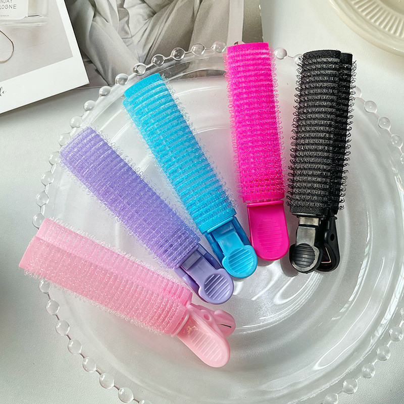 2 бр. Естествена пухкава щипка за коса Маши за коса Спяща през нощта Пухкава щипка за корен на косата за многократна употреба Жени Момичета Преносими инструменти за оформяне