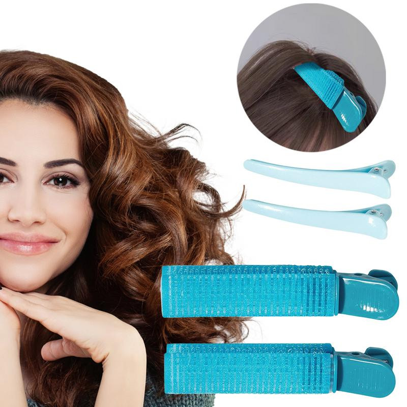 Pūkuotų plaukų segtukai natūralūs pūkuoti plaukų segtukai „pasidaryk pats“ plaukų suktukai ilgiems ir trumpiems plaukams 2 vnt. pūkuoti segtukai ir 2 vnt.