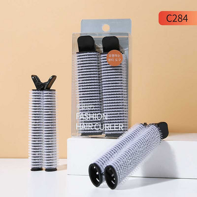 2 seta prirodne pahuljaste kopče zračne gornje kopče za šiške fiksne samoljepljive valjke za kosu valjke za kosu ljepota