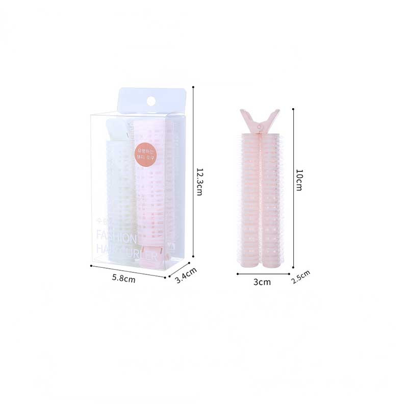 2 seta prirodne pahuljaste kopče zračne gornje kopče za šiške fiksne samoljepljive valjke za kosu valjke za kosu ljepota