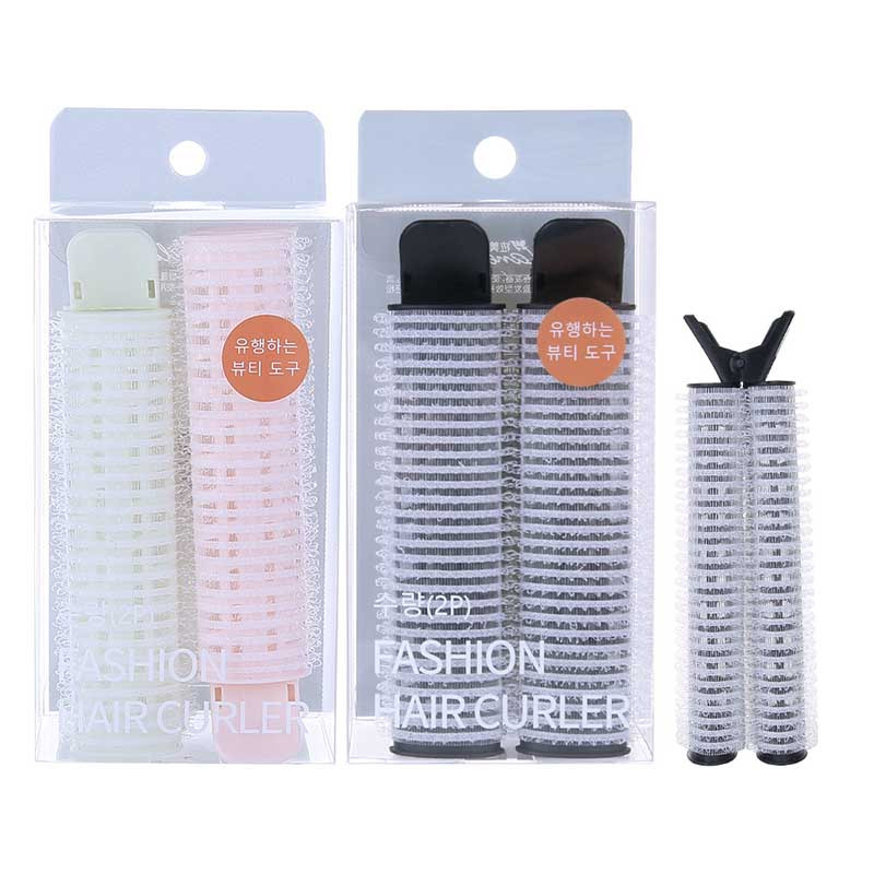 2 seta prirodne pahuljaste kopče zračne gornje kopče za šiške fiksne samoljepljive valjke za kosu valjke za kosu ljepota