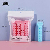 Värviline 4-pakendis spetsiaalne lokiklamber juuksejuur kohev klambrivõrk punane õmblusteta lokitoru õhktukk fikseeritud klambri partii