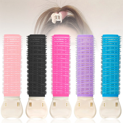2pcs Bangs Hair Rollers Fluffy Hair Curlers No Heat Lazy Clip Bangs Women Styling Hairpin Curling Roller Barrel Hair Accessories