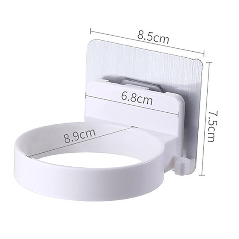 Aukštos kokybės prie sienos tvirtinamas plaukų džiovintuvo laikiklis, skirtas plaukų džiovintuvui.