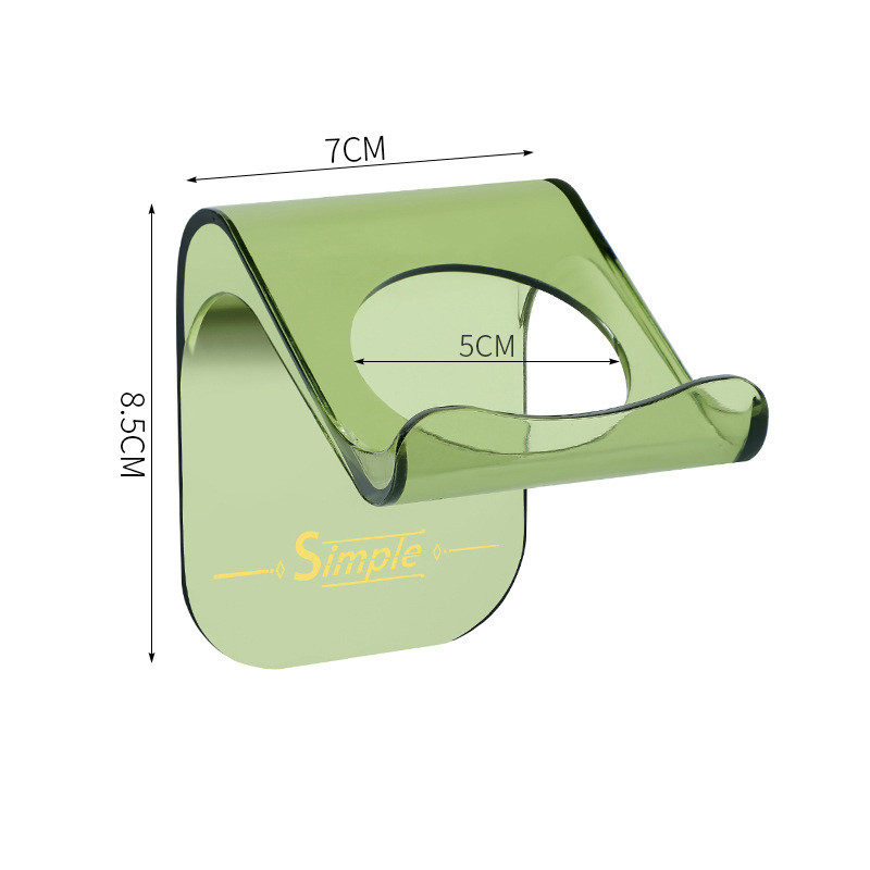 1 vnt. Punch Free skustuvo laikiklis Vyriškas skustuvo laikymo kabliukas Sieninė lentynėlė skutimosi kablys Elektrinis skustuvo stovas lentynos Vonios kambario organizatorius