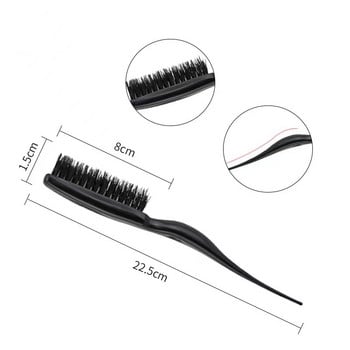 Професионален салон Четки за коса Гребен Slim Line Teasing Combing Brush Инструменти за оформяне Направи си сам Комплект Професионални пластмасови фризьорски гребени