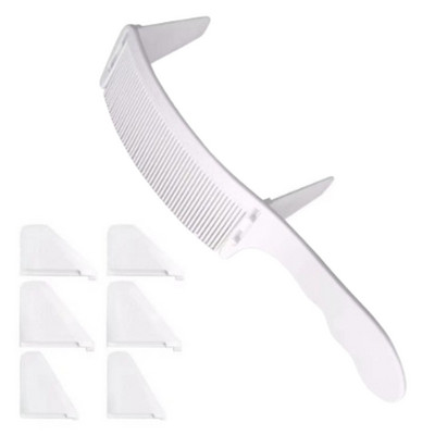 New Style Professionaalne juuksur Juukselõikus Kumer positsioneeriv kamm Reguleeritav S Arc Design Juukselõikuri kamm Juuksuri tööriistad