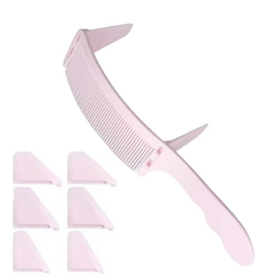 New Style Professionaalne juuksur Juukselõikus Kumer positsioneeriv kamm Reguleeritav S Arc Design Juukselõikuri kamm Juuksuri tööriistad