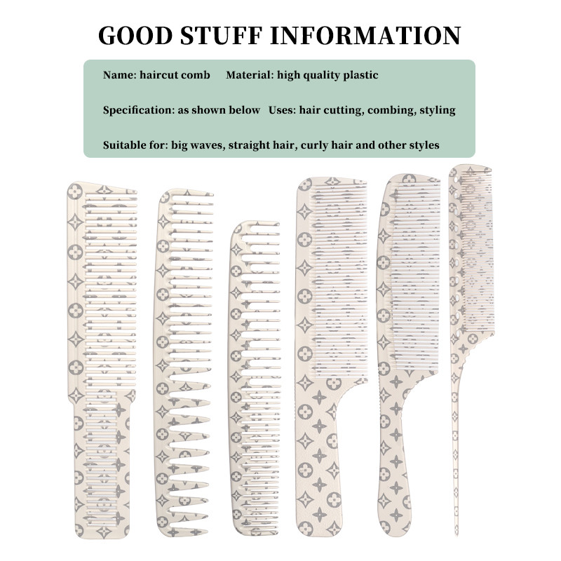 Frizerski profesionalni češalj za šišanje s dvostranim češljem Muški češalj za kosu sa šiljatim repom