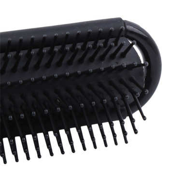 1PC Професионален гребен за коса за пътуване Преносима сгъваема четка за коса с огледало Компактна чанта с джобен размер Гребен за пътуване