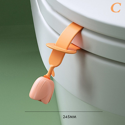 Ridicator capac toaleta din silicon Suport mâner scaun cadă inel scaun toaletă dispozitiv de ridicare baie sanitară capac scaun mâner de ridicare