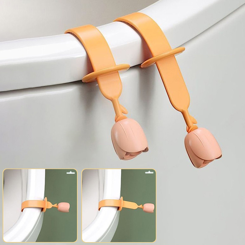 Ridicator capac toaleta din silicon Suport mâner scaun cadă inel scaun toaletă dispozitiv de ridicare baie sanitară capac scaun mâner de ridicare