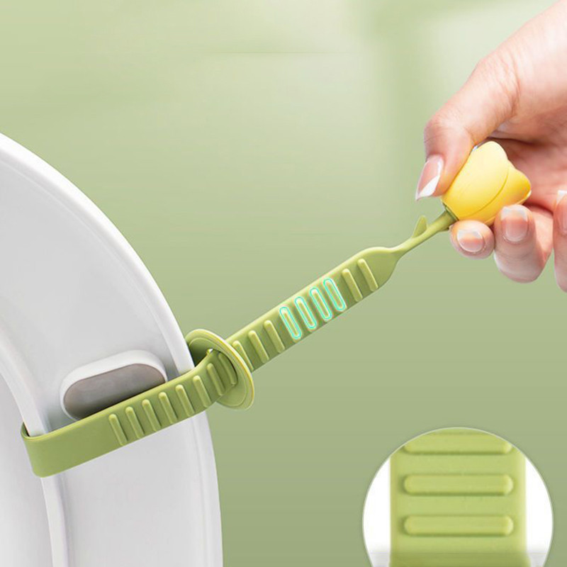 Ridicator capac toaleta din silicon Suport mâner scaun cadă inel scaun toaletă dispozitiv de ridicare baie sanitară capac scaun mâner de ridicare