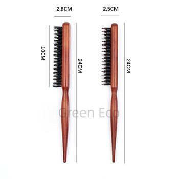 Σετ εργαλείων styling μαλλιών - Slim Line Comb, Professional Salon Teasing Brush