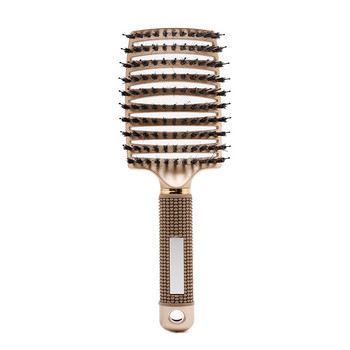 Barber Hair Comb Βούρτσα μασάζ τριχωτού της κεφαλής Bristle Women Wet Curly Detangle Hairbrush Salon Hairdressing Styling Brush