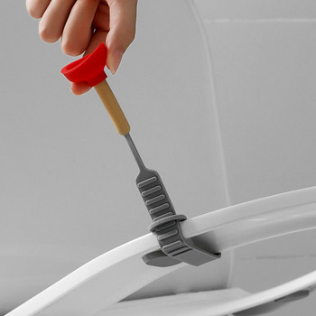 Φορητή συσκευή ανύψωσης καπακιού τουαλέτας Δαχτυλίδι λαβή καθίσματος τουαλέτας Αντιβρωμική λαβή Συσκευή ανύψωσης καπακιού λαβής σιλικόνης Ανοιχτήρι τουαλέτας
