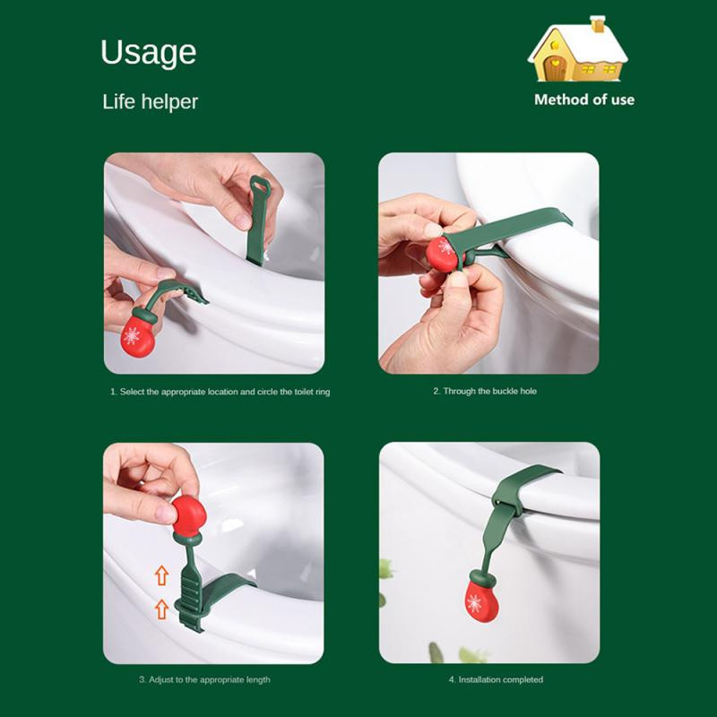 Silikoninė lengvai valoma tualeto rankena. Tualeto atvarto reguliuojamos sagties išvalymas ir sanitarinė, nuo nešvarumų apsauganti rankena